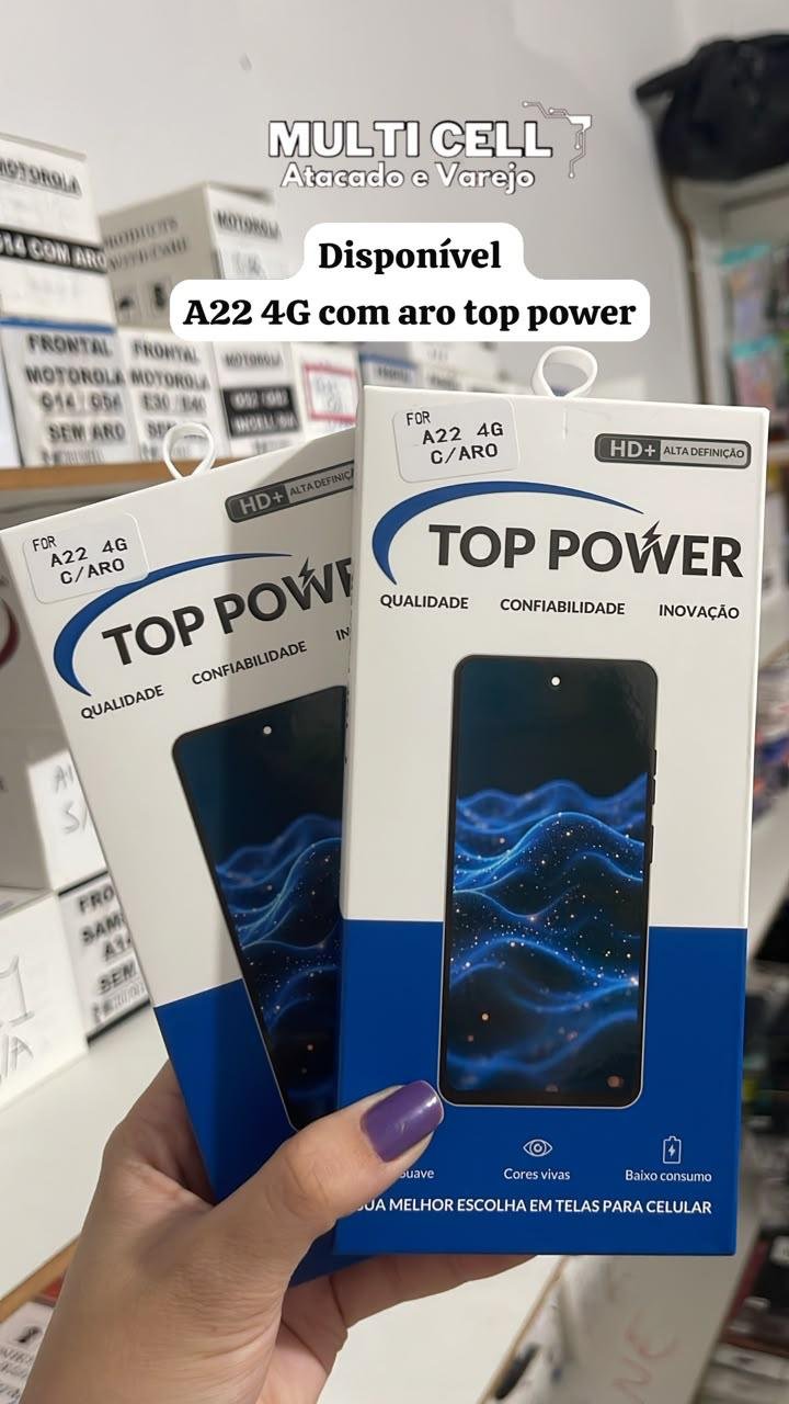 Tela Top Power para Samsung A22 4G
