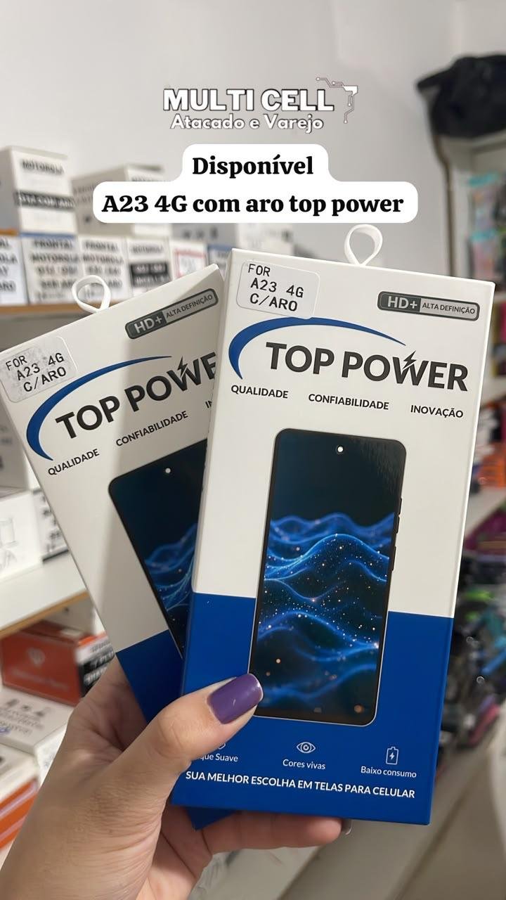 Tela Top Power para Samsung A23 4G